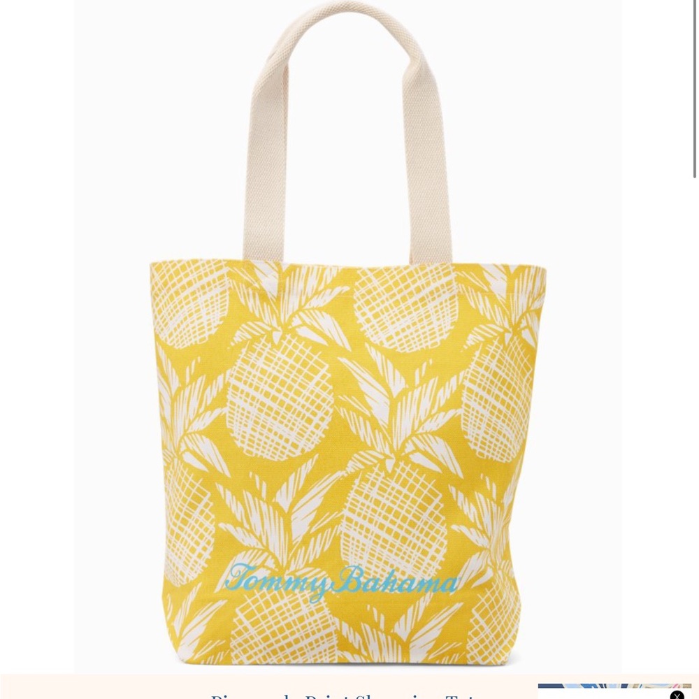 NWT! Tommy Bahama Pineapple tote bag